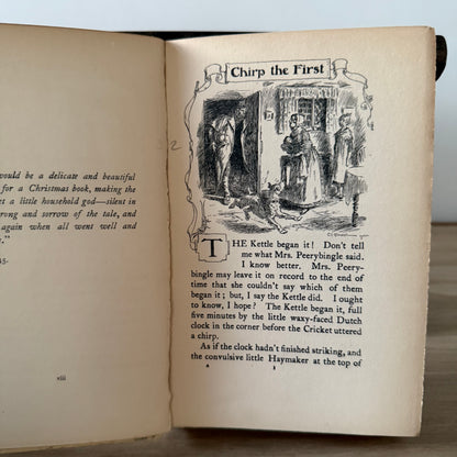 The Cricket on the Hearth Charles Dickens 1905 Dent Brock Illustrated Antique Book