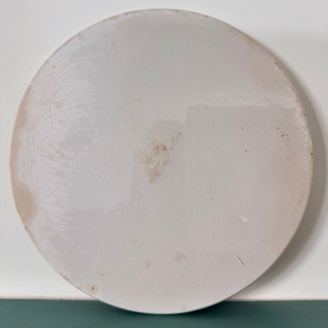 Antique Victorian W. T. Avery Birmingham Ceramic Scale Plate