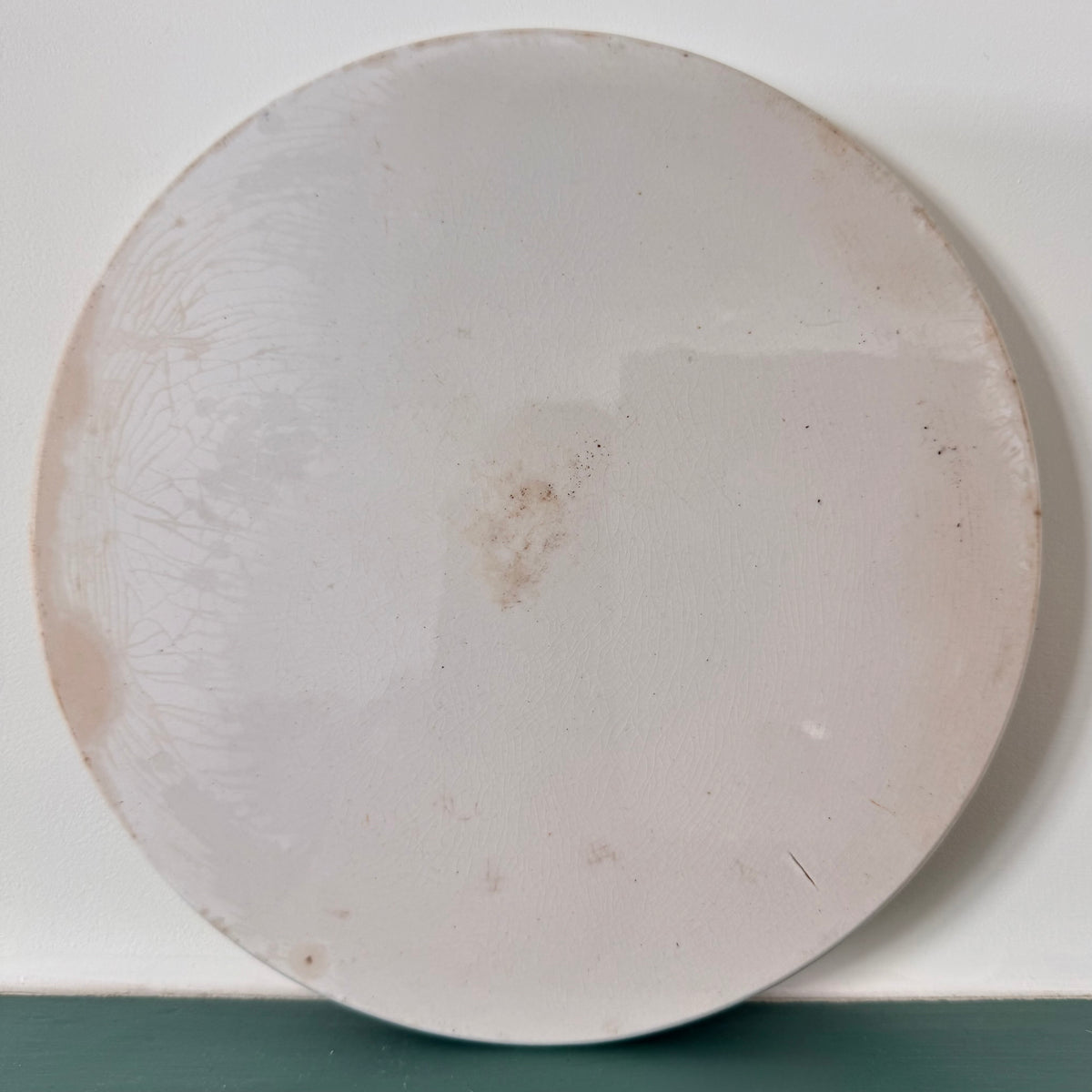 Antique Victorian W. T. Avery Birmingham Ceramic Scale Plate