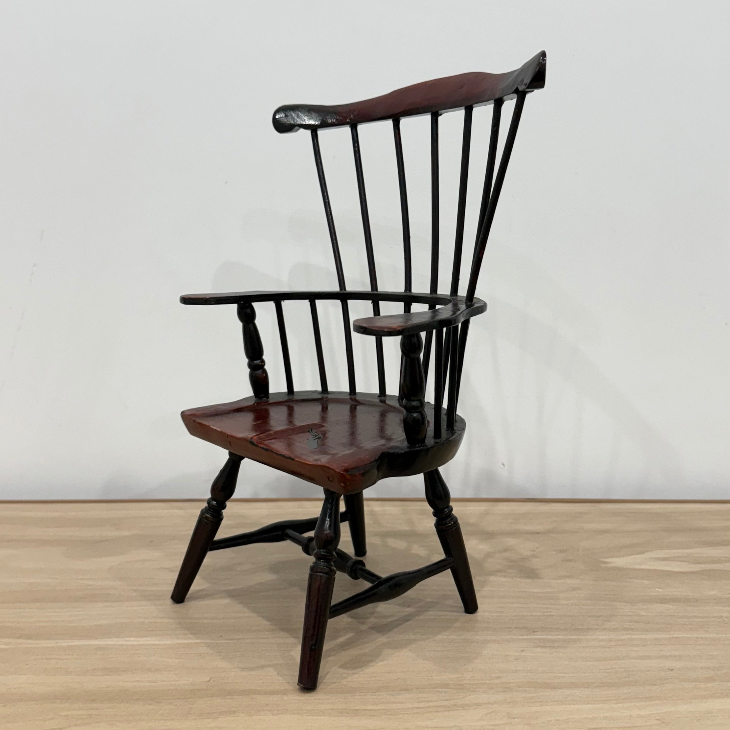 Miniature Windsor Style Doll’s Chair