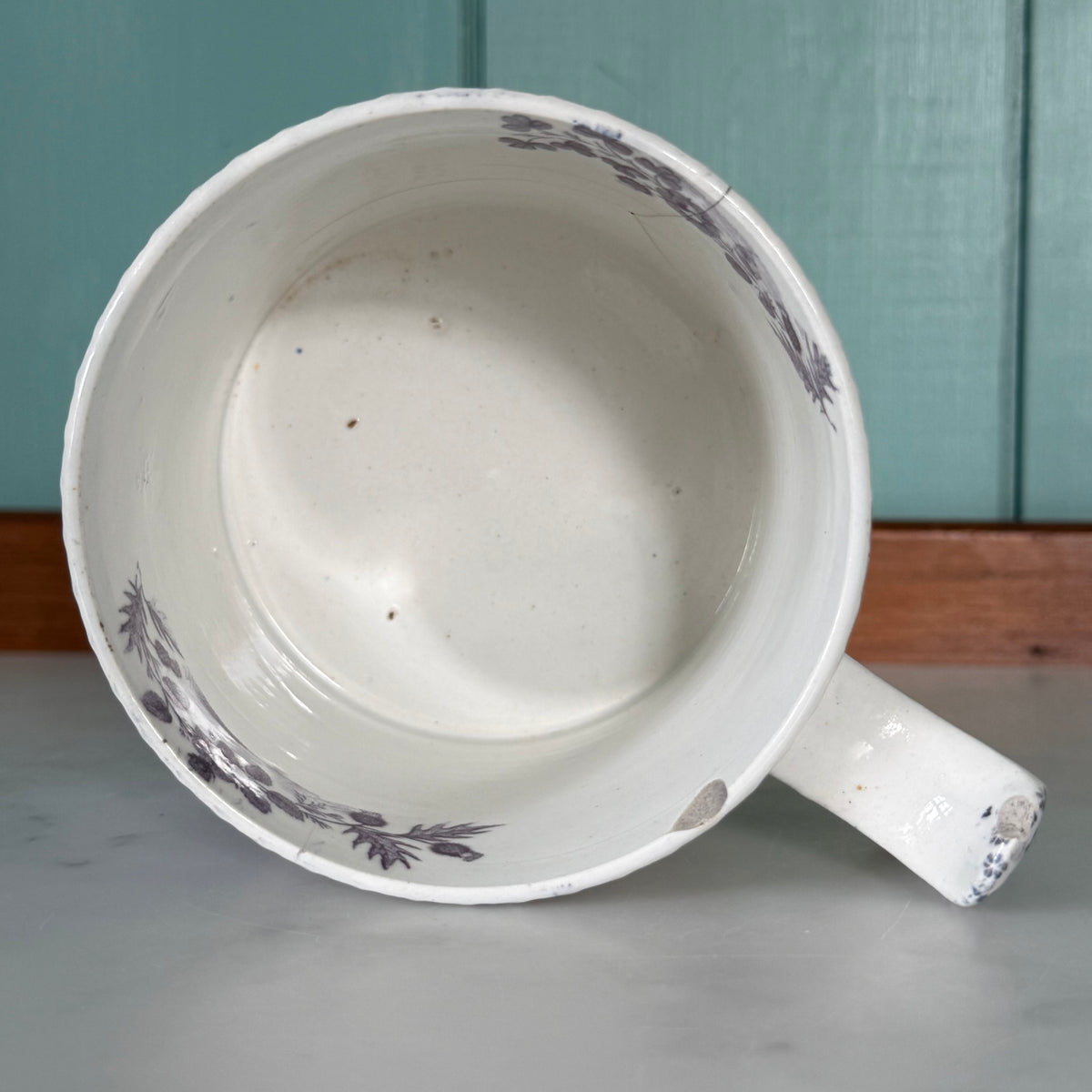 William IV 1831 Coronation Pearlware Mug – C &amp; R