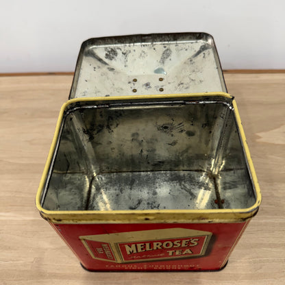 Melrose’s Tea &amp; Coffee Grocer’s String Tin Counter Top Edinburgh