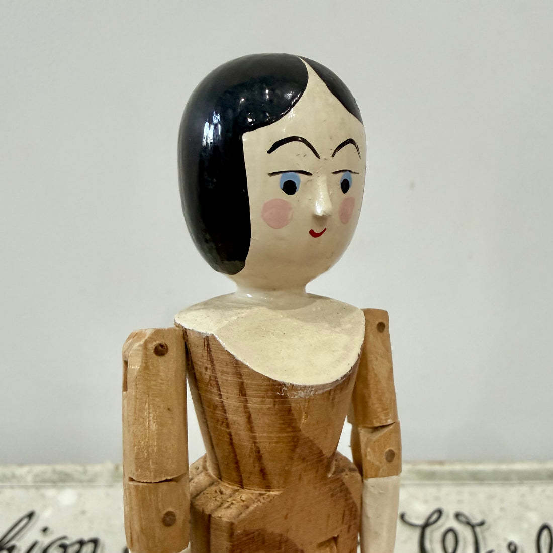 Eric Horne Wooden Doll Peg Doll 1994 13cm