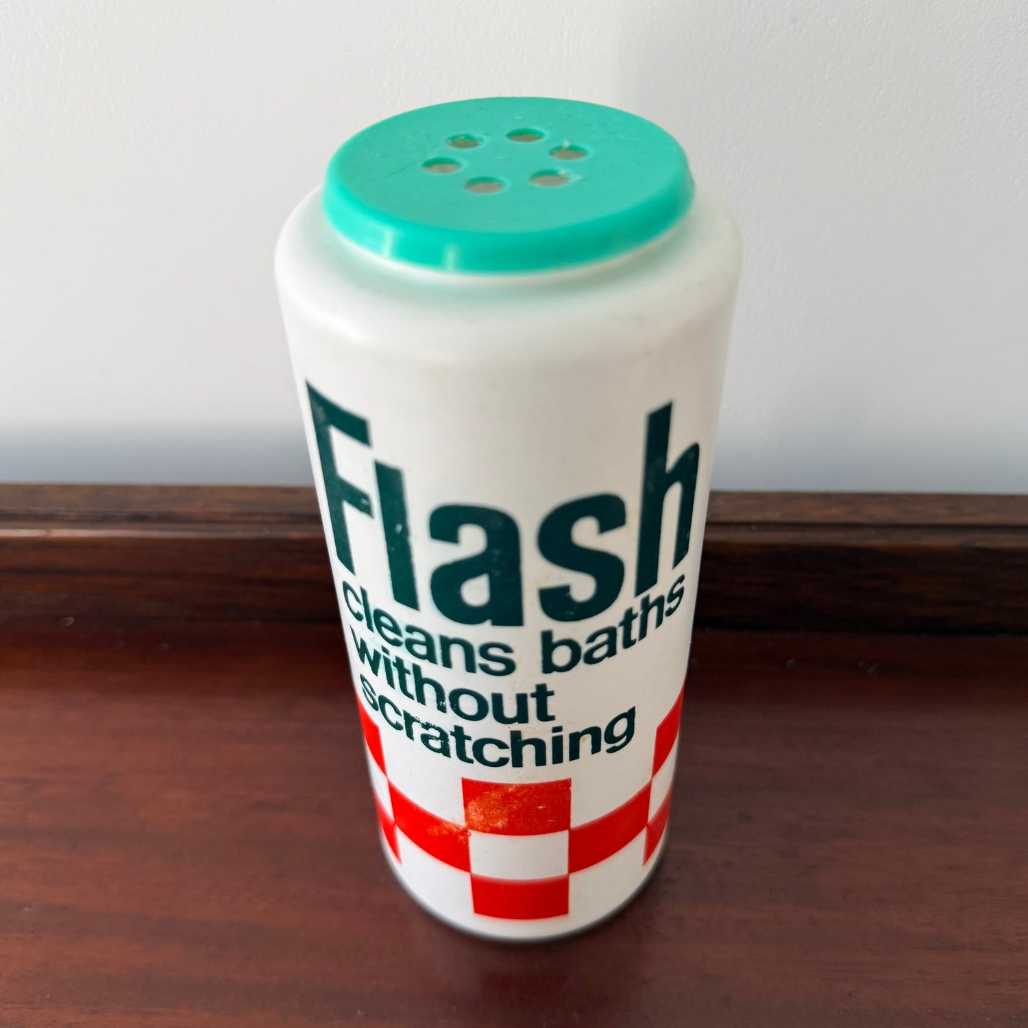 Flash Bathroom Cleaner Shaker Vintage P&amp;G Advertising Container