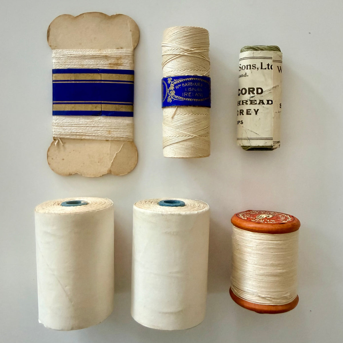 Vintage Barbour’s Ladies’ Box Linen Thread Sewing Set Haberdashery 1950s