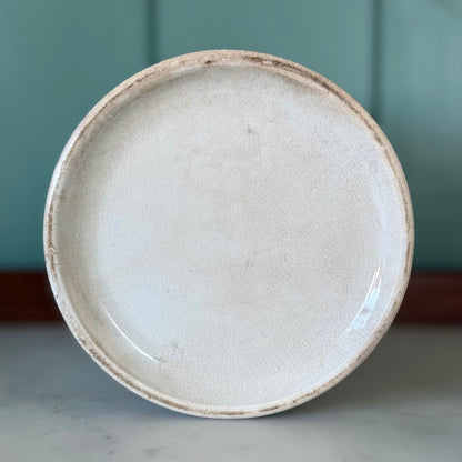 Late Victorian White Ironstone Tapioca Storage Jar