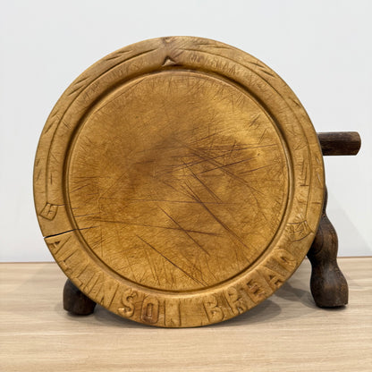 Edwardian English Carved Bread Board ‘Allinson Bread’