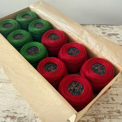 Vintage Dewhurst’s Sylko Perlé No. 8 Cotton – 10 Balls