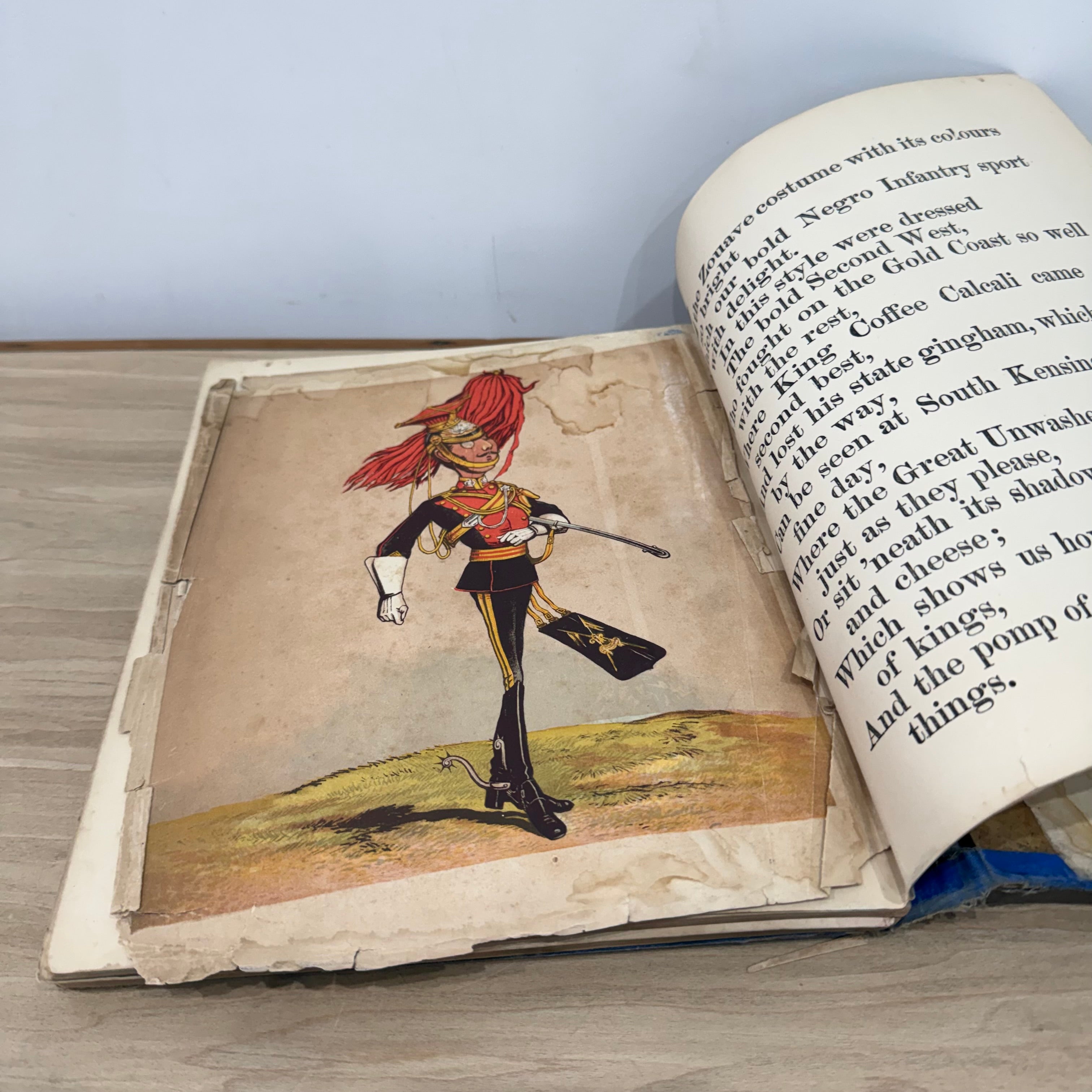Army and Navy Drolleries Captain Seccombe Victorian Colour Plate Book
