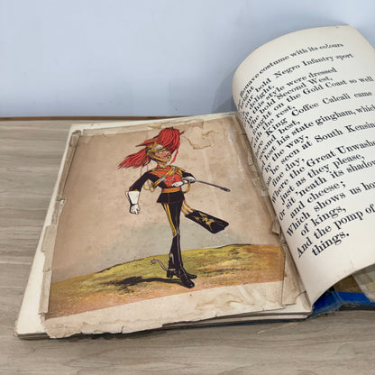 Army and Navy Drolleries Captain Seccombe Victorian Colour Plate Book