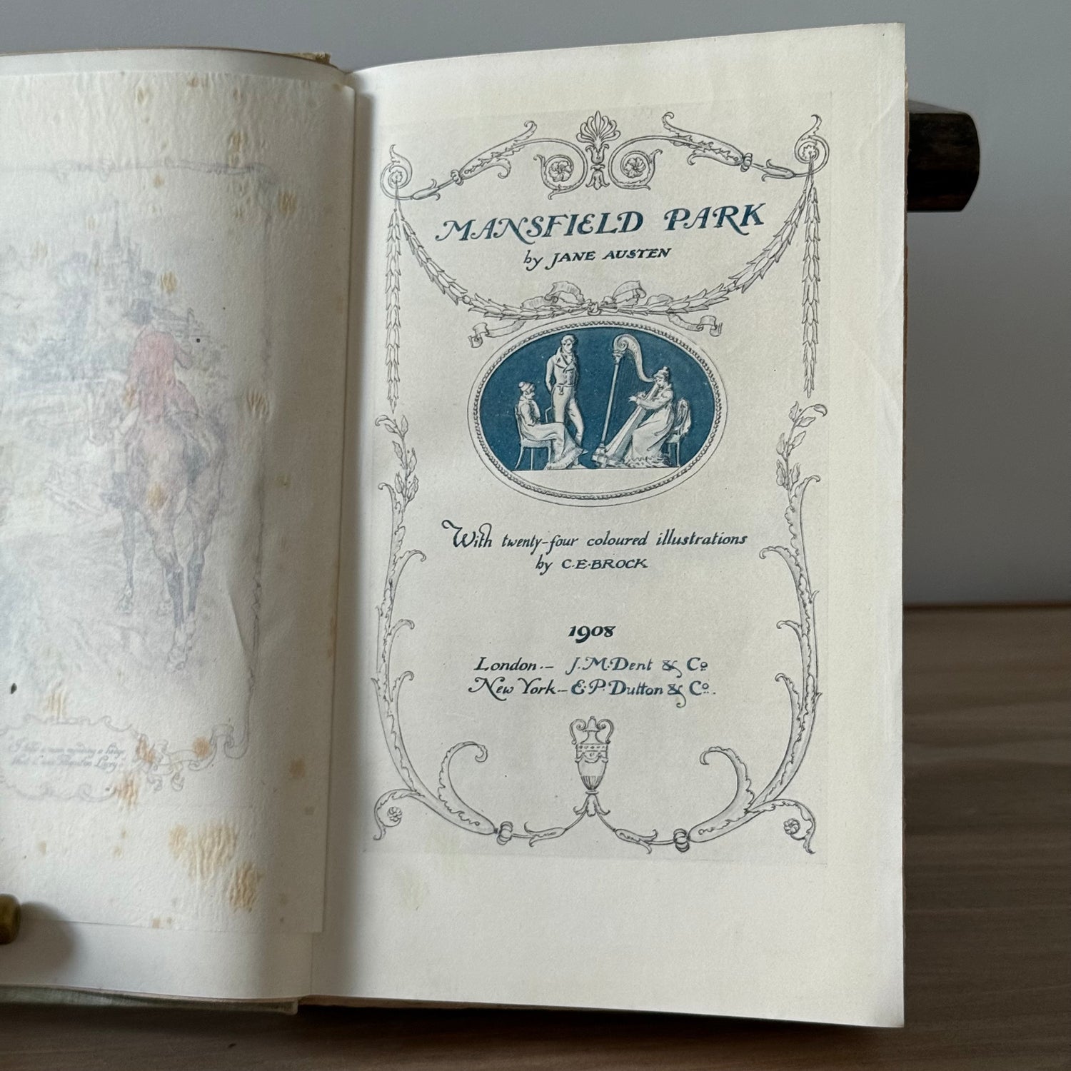 Mansfield Park – Jane Austen – 1908 Dent Edition Illustrated by C.E. Brock
