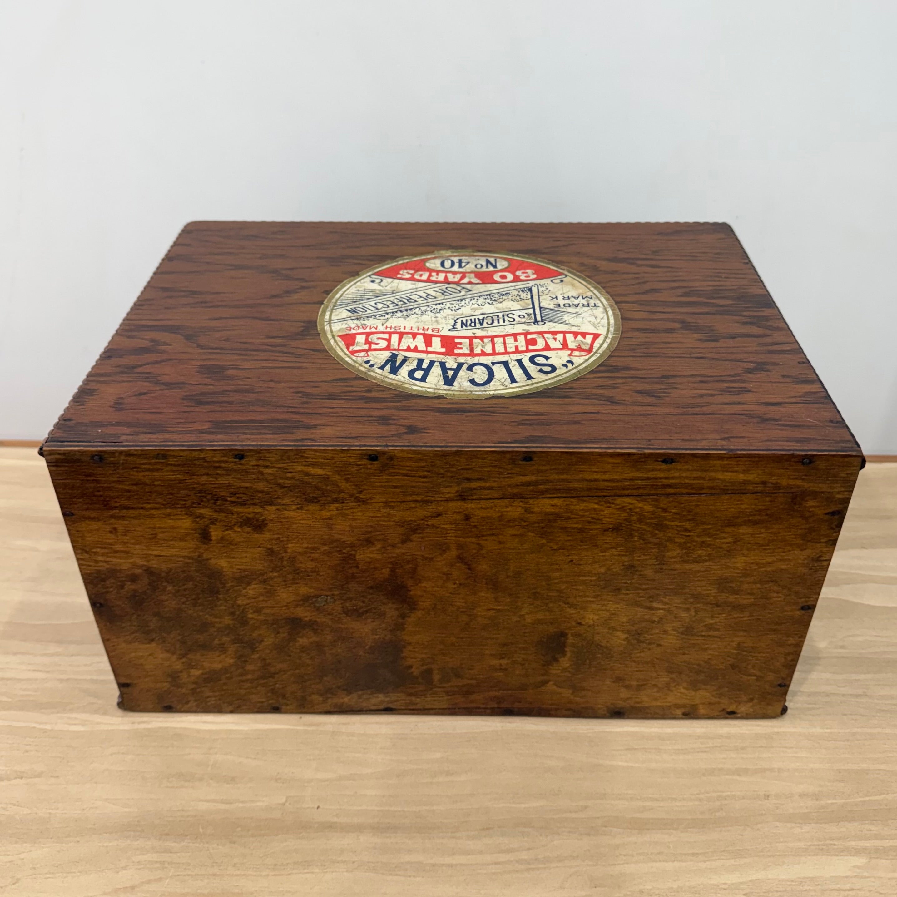 Rare Silcarn Machine Twist Thread Shop Display Cabinet with Drawers