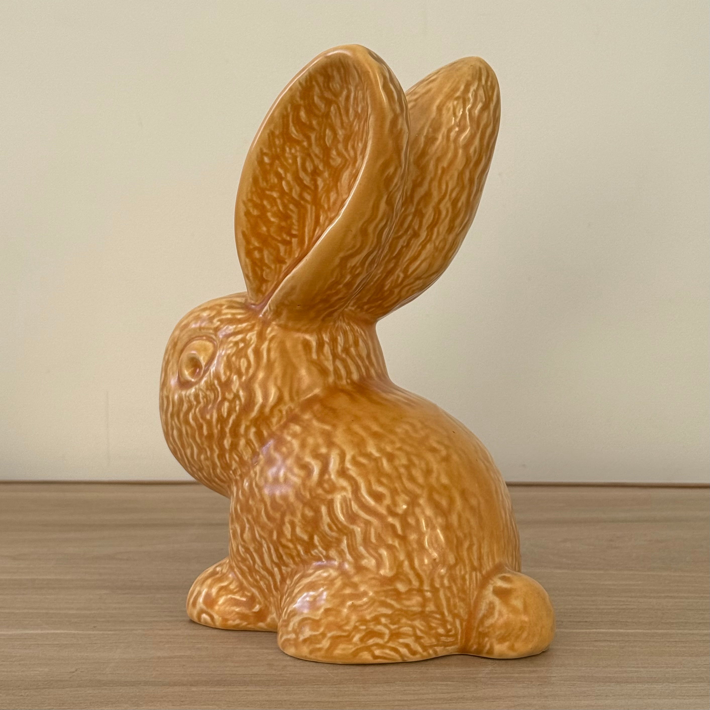 Sylvac Brown Rabbit No. 2 Impressed England Mark Pottery Figure