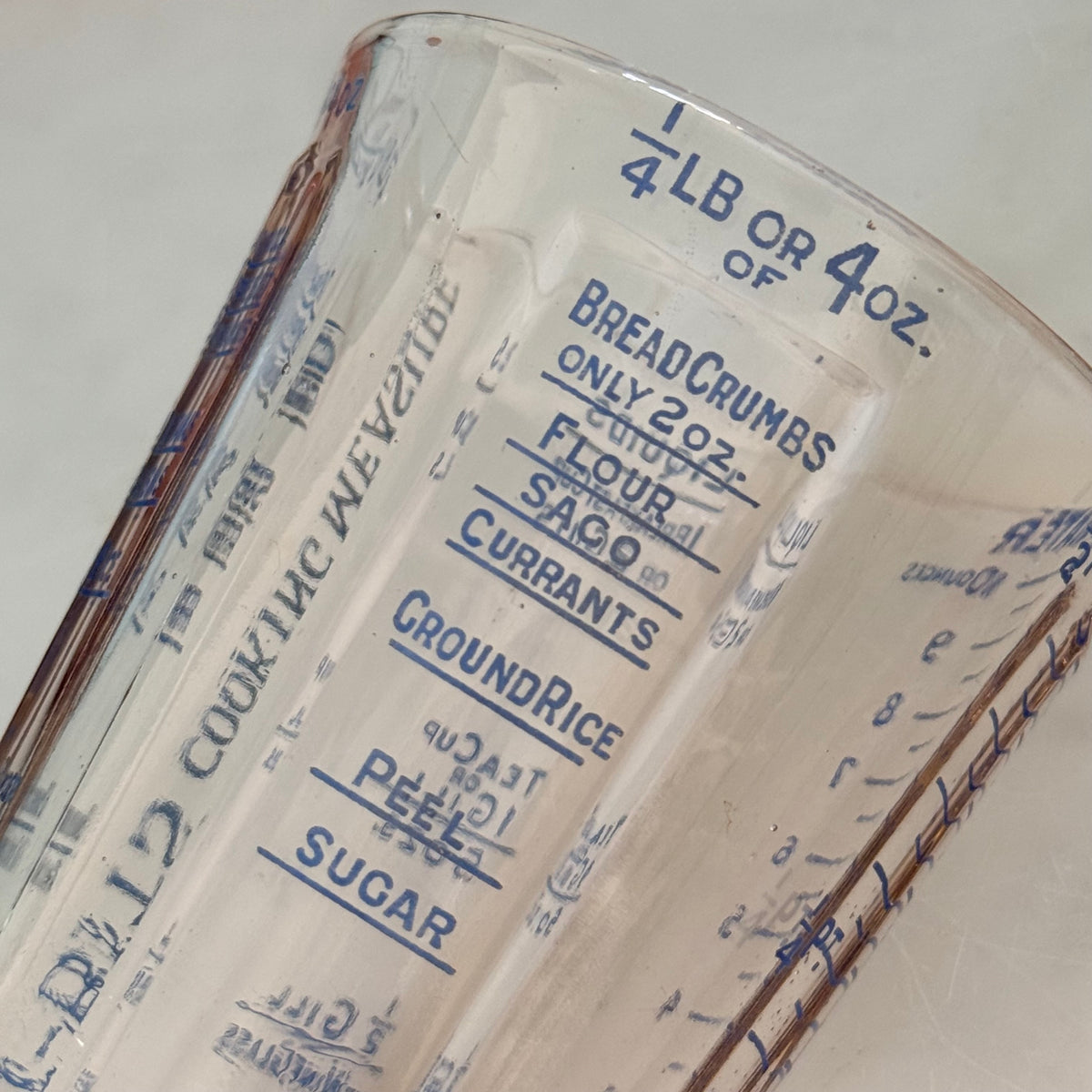 Antique Tit-Bits Do-Well Glass Cooking Measure – c.1920s