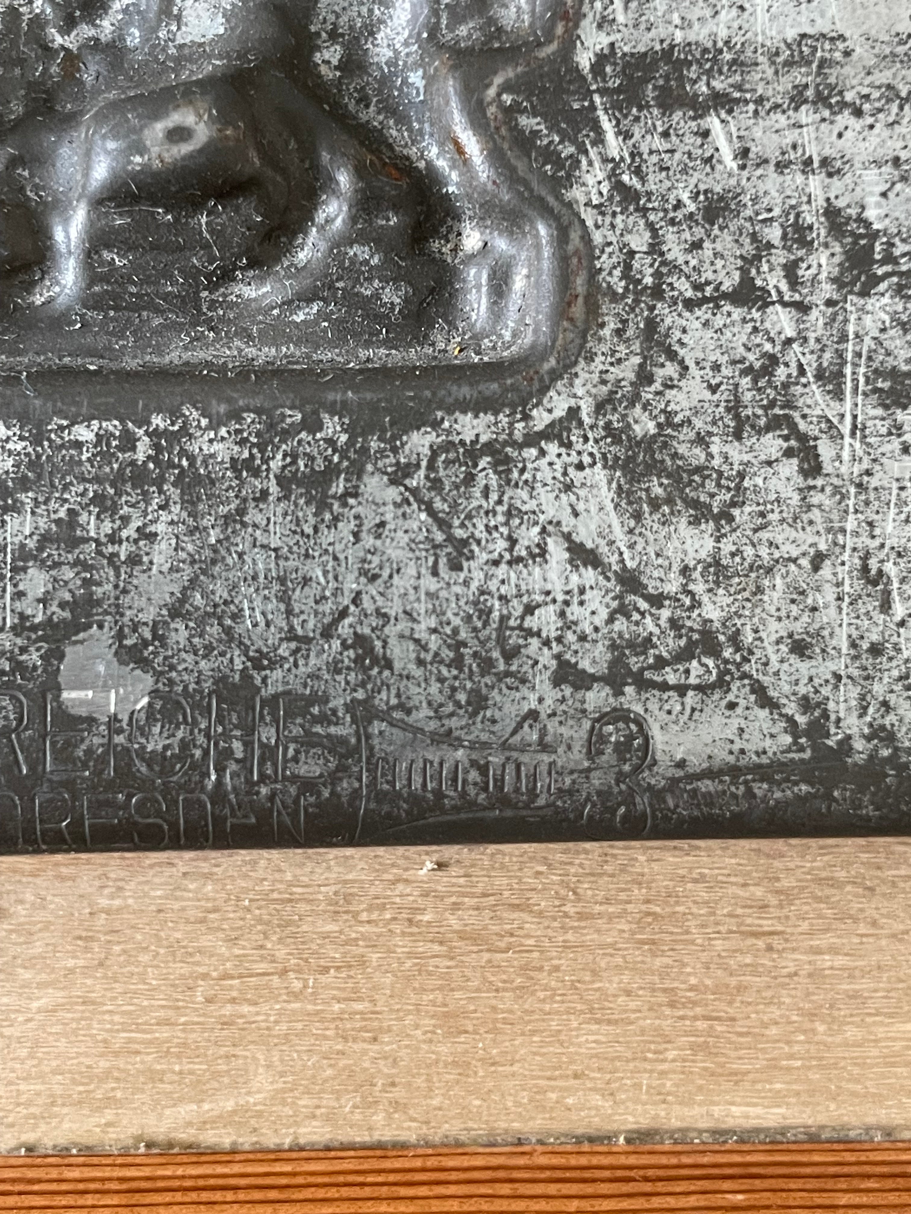Antique Anton Reiche Chocolate Mould Tray with Animals – c.1920s