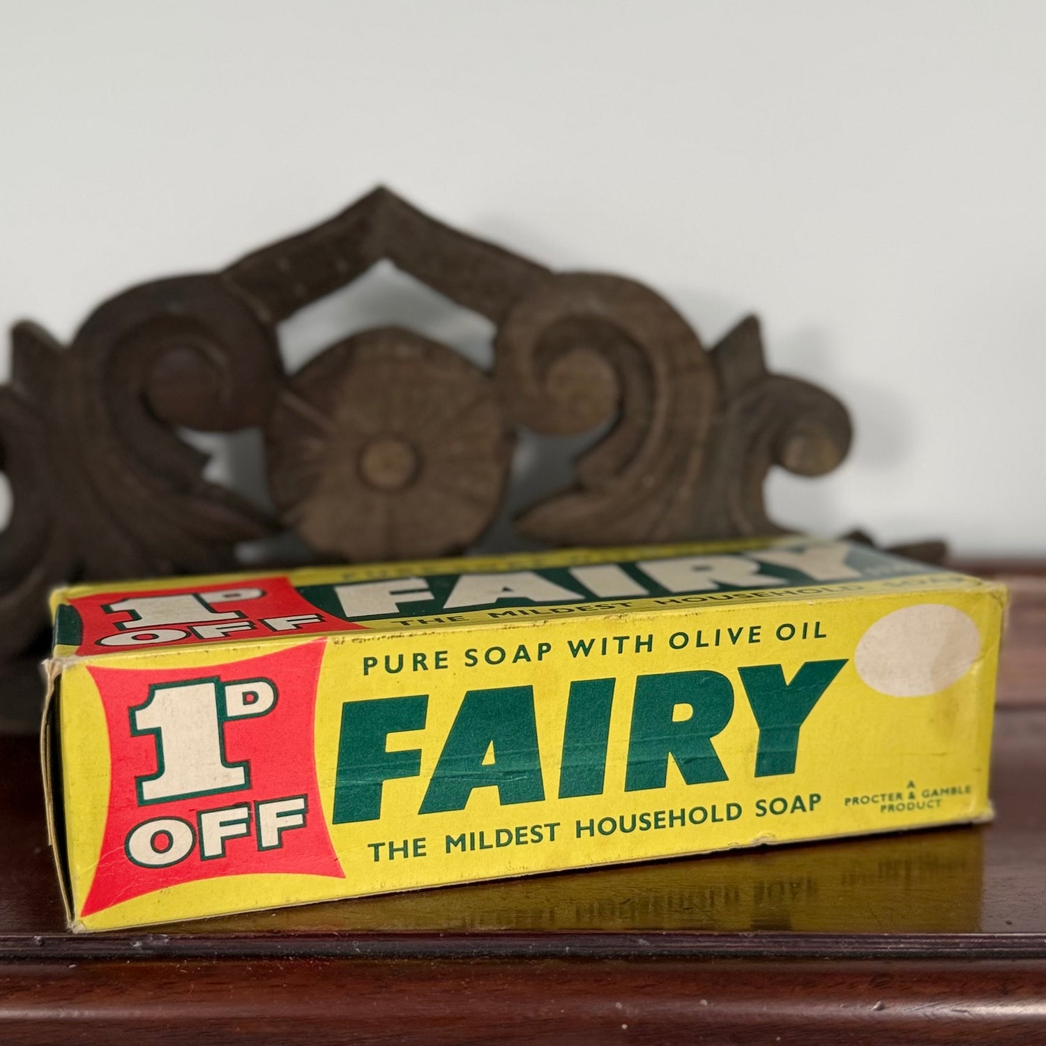 Vintage Fairy Household Soap Unopened 1p Off Advertising Packet