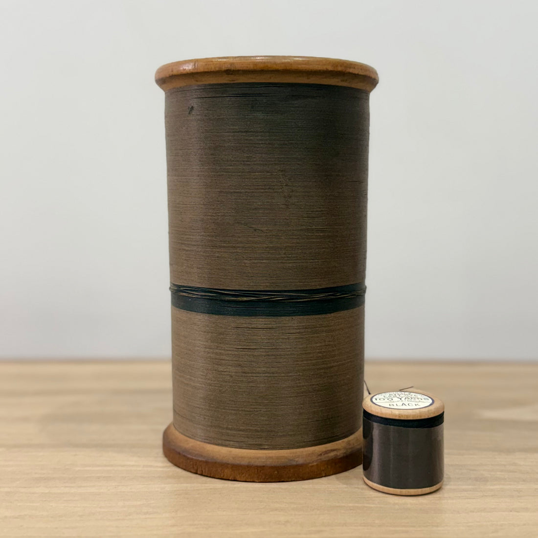 Victorian Edwardian Lincolns Four Cord Wooden Thread Reel 7200yd Coats