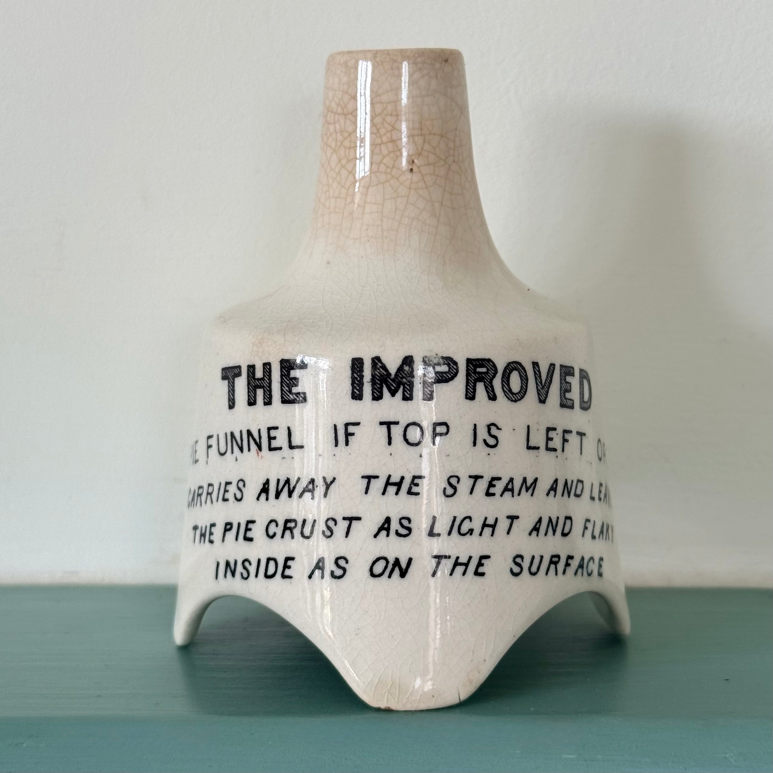 Antique Grimwade The Improved Pie Funnel Ceramic Pie Vent c.1920