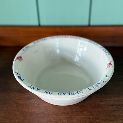 Vintage Hudson &amp; Middleton Sutherland’s Beef Paste Advertising Bowl