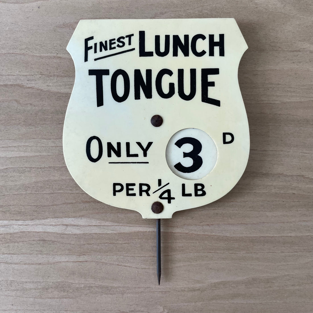 Set of 3 Vintage Butcher&