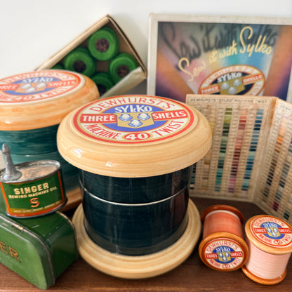 Dewhurst’s Sylko Ceramic Cotton Reel Pot
