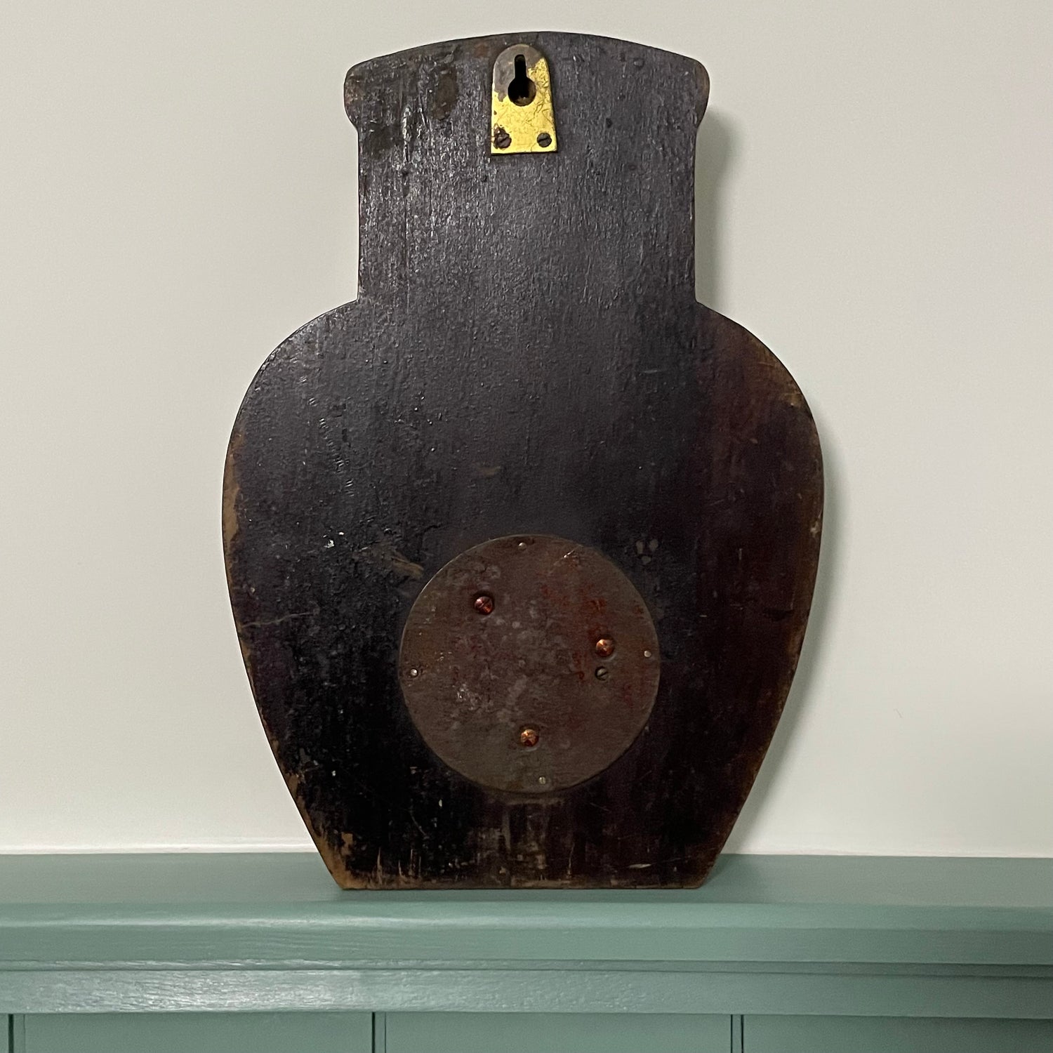 Antique OXO Advertising Barometer – Wooden Jar Form, c.1920s