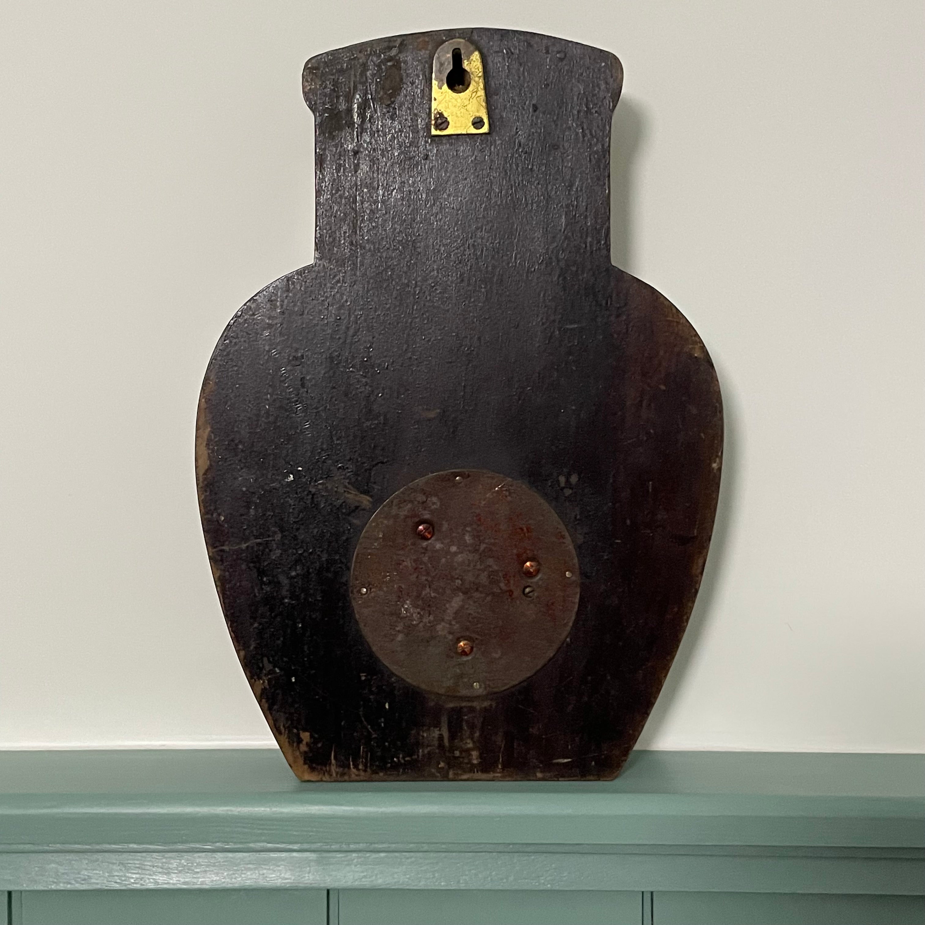 Antique OXO Advertising Barometer – Wooden Jar Form, c.1920s