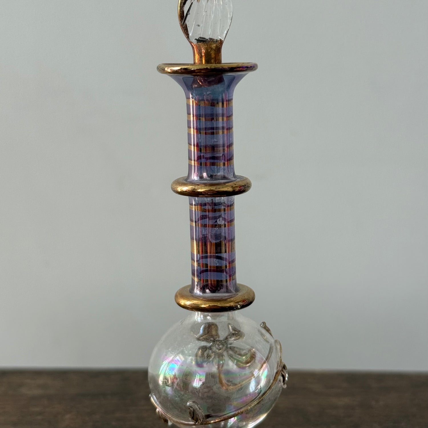 Small glass perfume