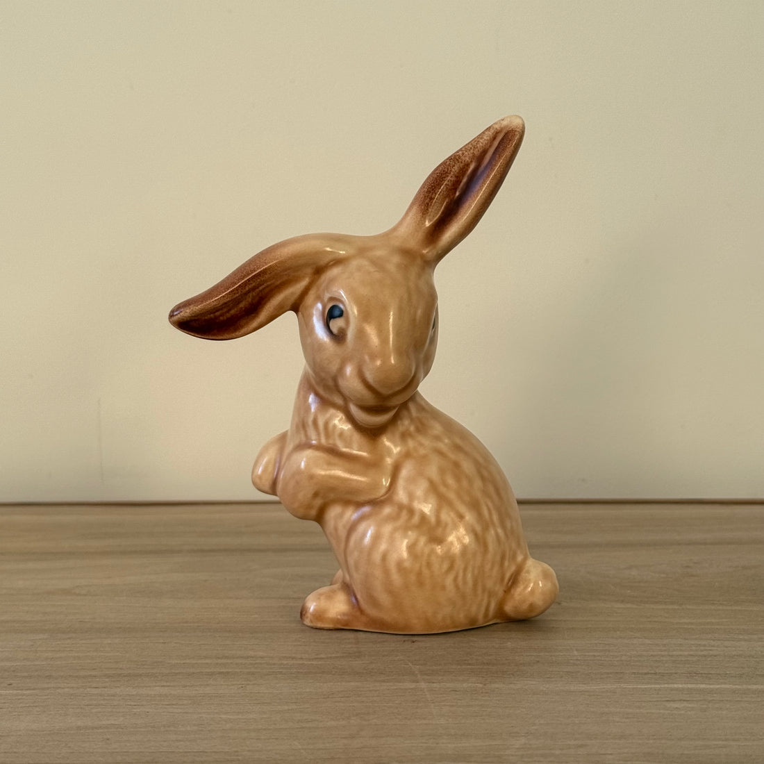 Vintage Sylvac Brown Rabbit Figure Standing Upright