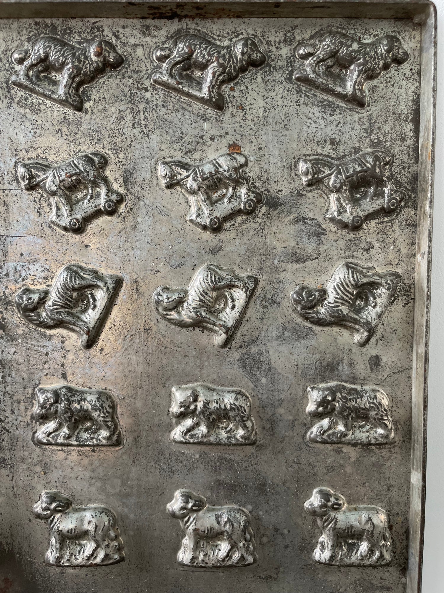 Antique Anton Reiche Chocolate Mould Tray with Animals – c.1920s