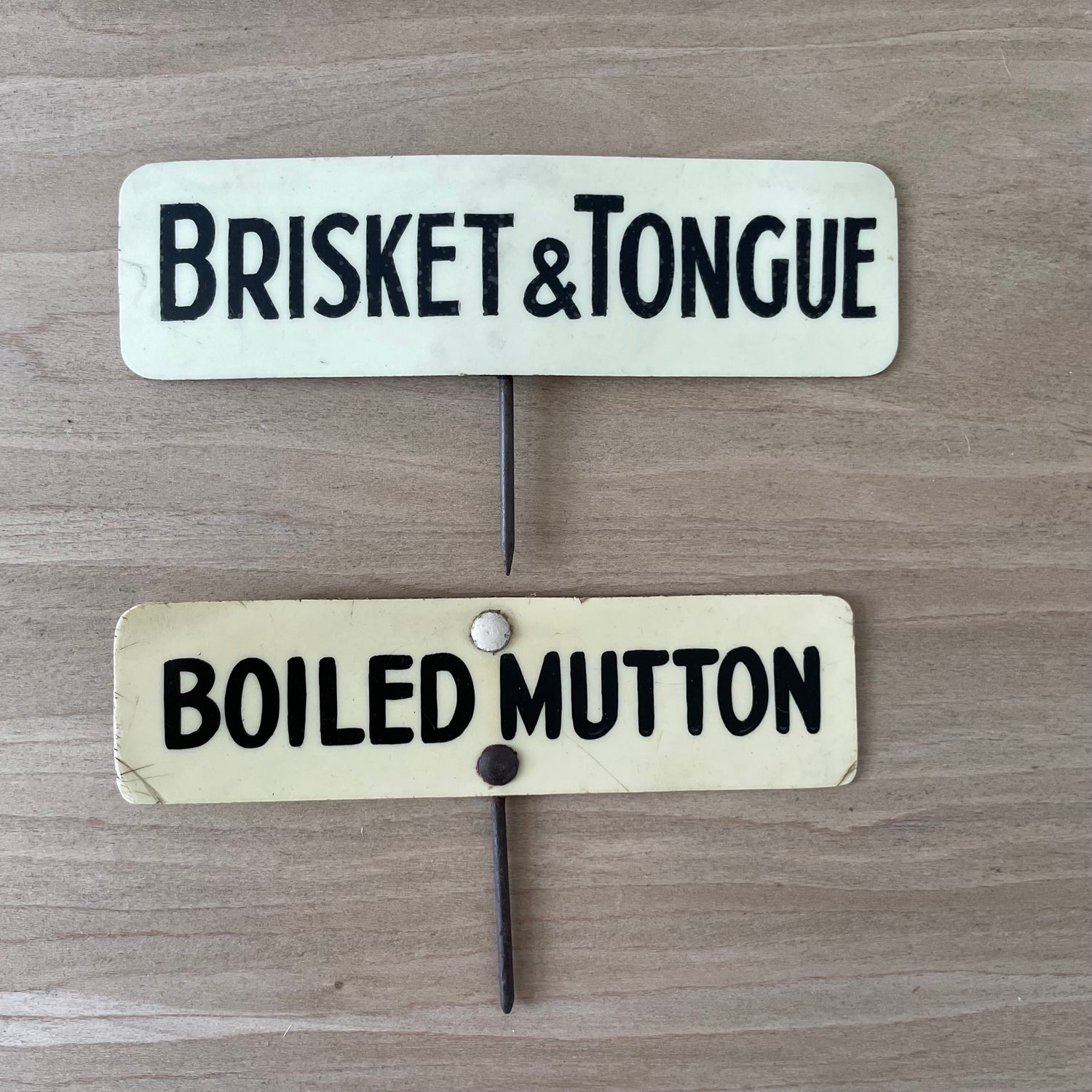 Set of 3 Vintage Butcher&