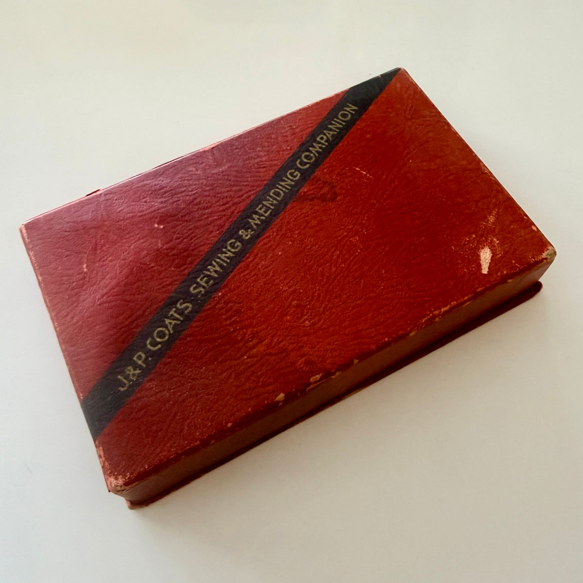 RESERVED: 1930s J. &amp; P. Coats Sewing &amp; Mending Companion Boxed Sewing Kit