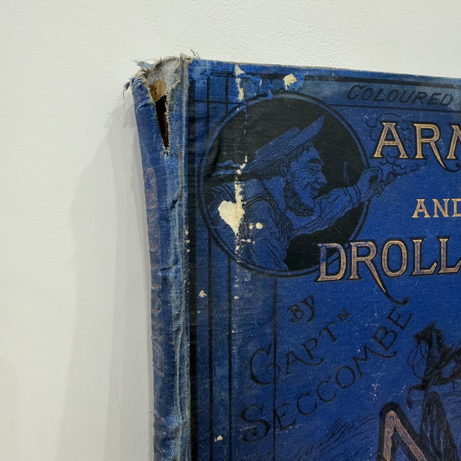 Army and Navy Drolleries Captain Seccombe Victorian Colour Plate Book
