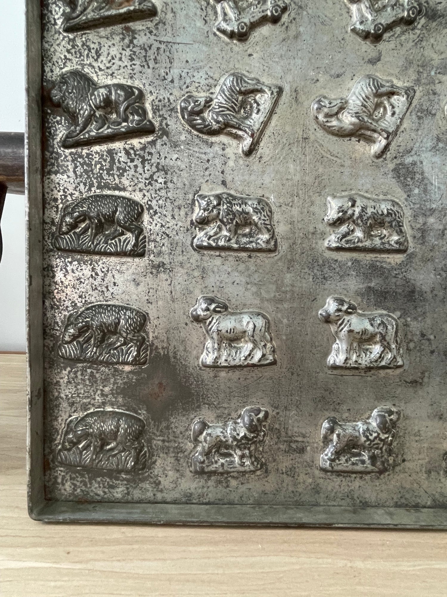 Antique Anton Reiche Chocolate Mould Tray with Animals – c.1920s