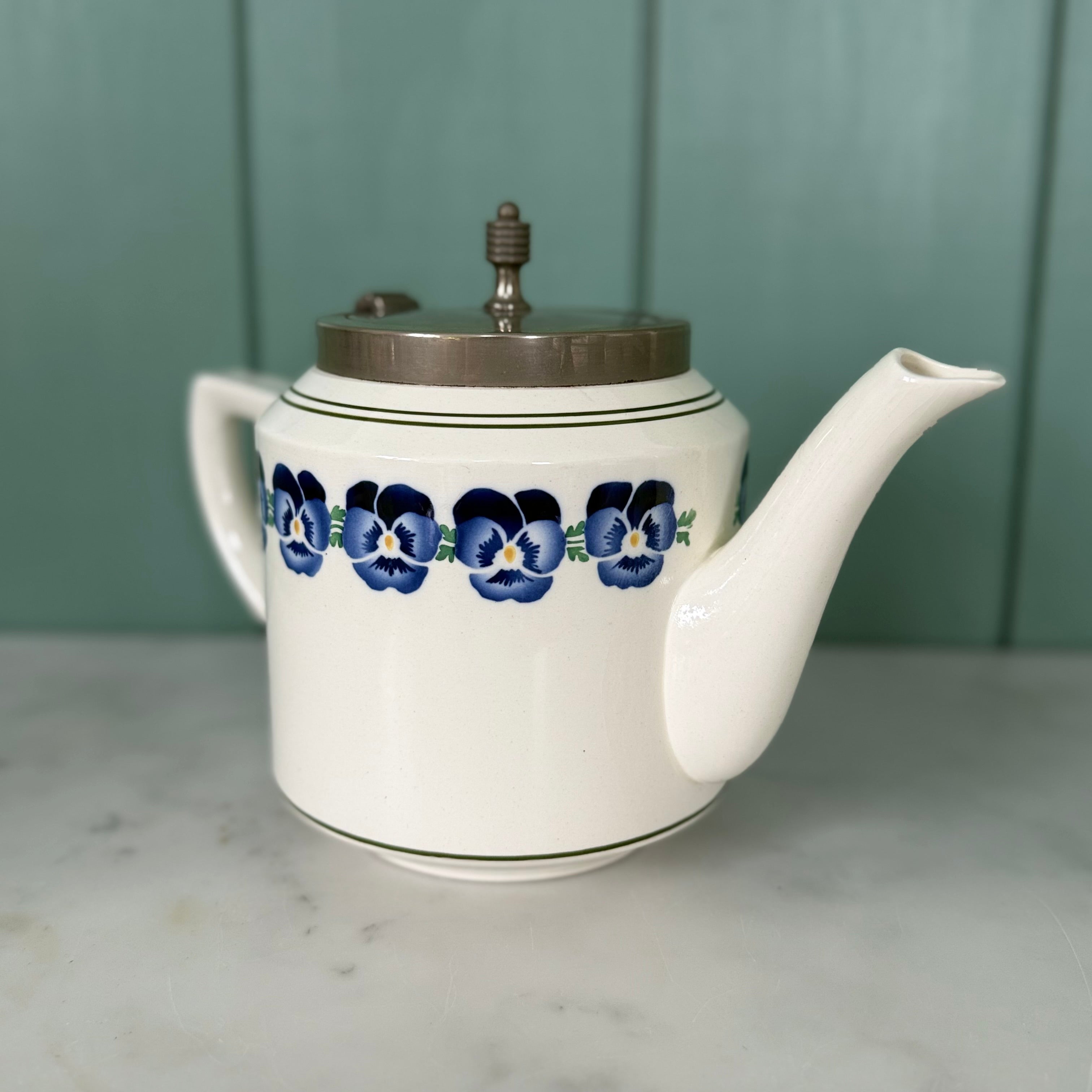 Art Deco WMF Wächtersbach Pansy Teapot Dec. 2194