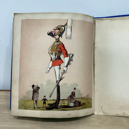 Army and Navy Drolleries Captain Seccombe Victorian Colour Plate Book