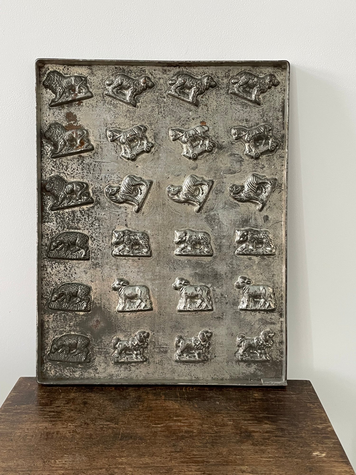Antique Anton Reiche Chocolate Mould Tray with Animals – c.1920s