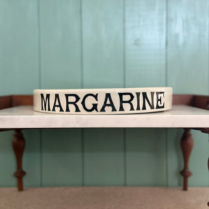 Antique International Tea Co Ironstone Margarine Shop Display Slab
