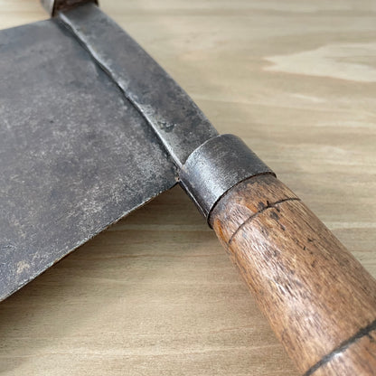 Large Antique Double-Handled Herb Chopper - 19th–Early 20th Century Kitchenalia