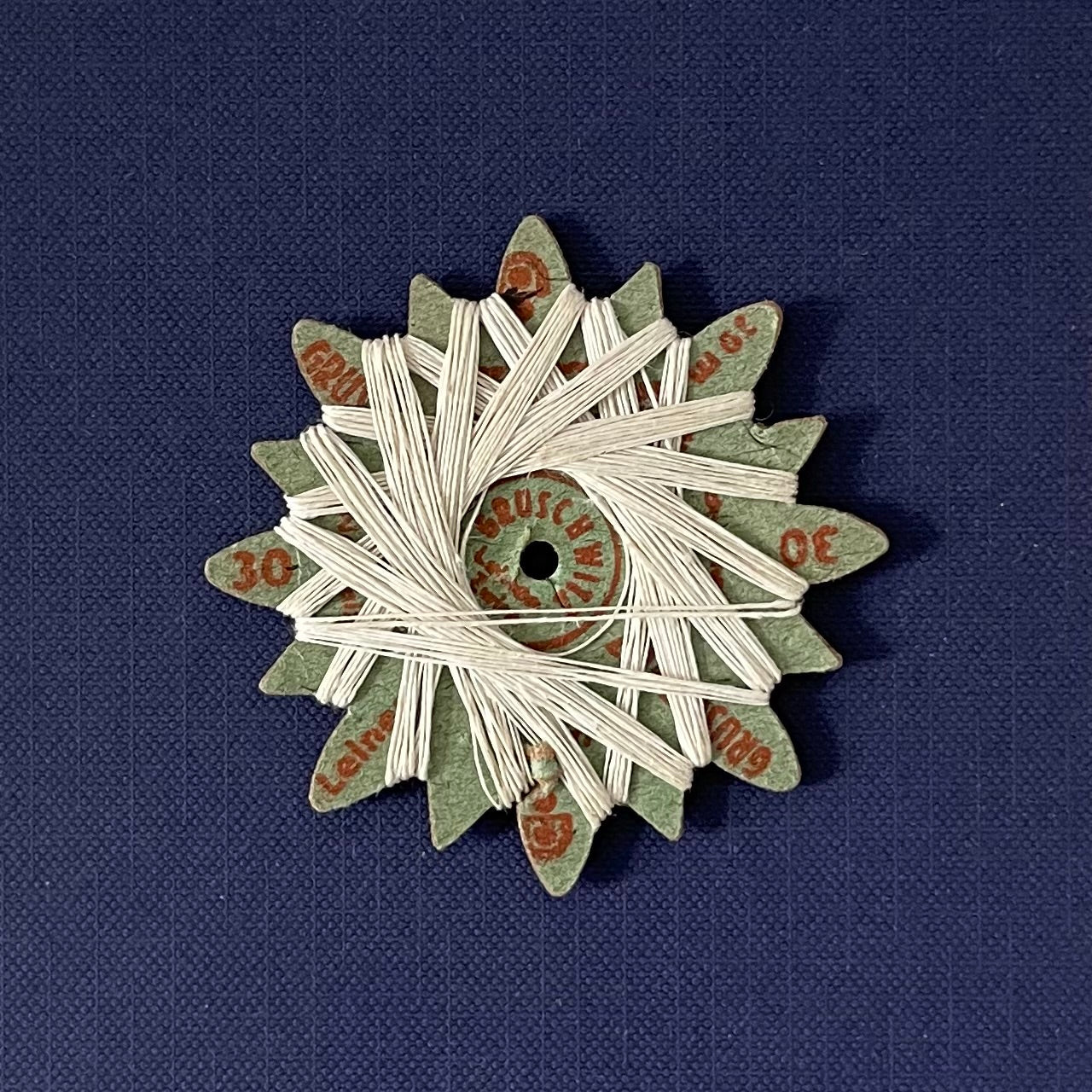 Vintage Starburst Thread Winder – Buschmann &amp; Co, Germany c.1930-1940s