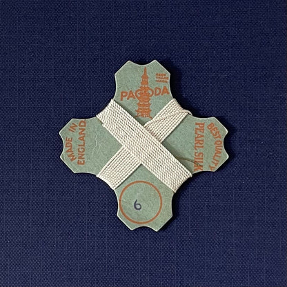 Vintage “Pagoda” Pearl Silk Thread Winder – Made in England c.1930-1950s