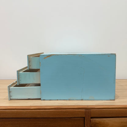 Vintage Dewhurst’s Sylko Three Shells Cotton Thread Advertising Countertop Drawers