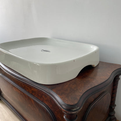 Antique Ironstone Pure Lard Slab – Berry &amp; Warmington Liverpool c.1920s–1930s