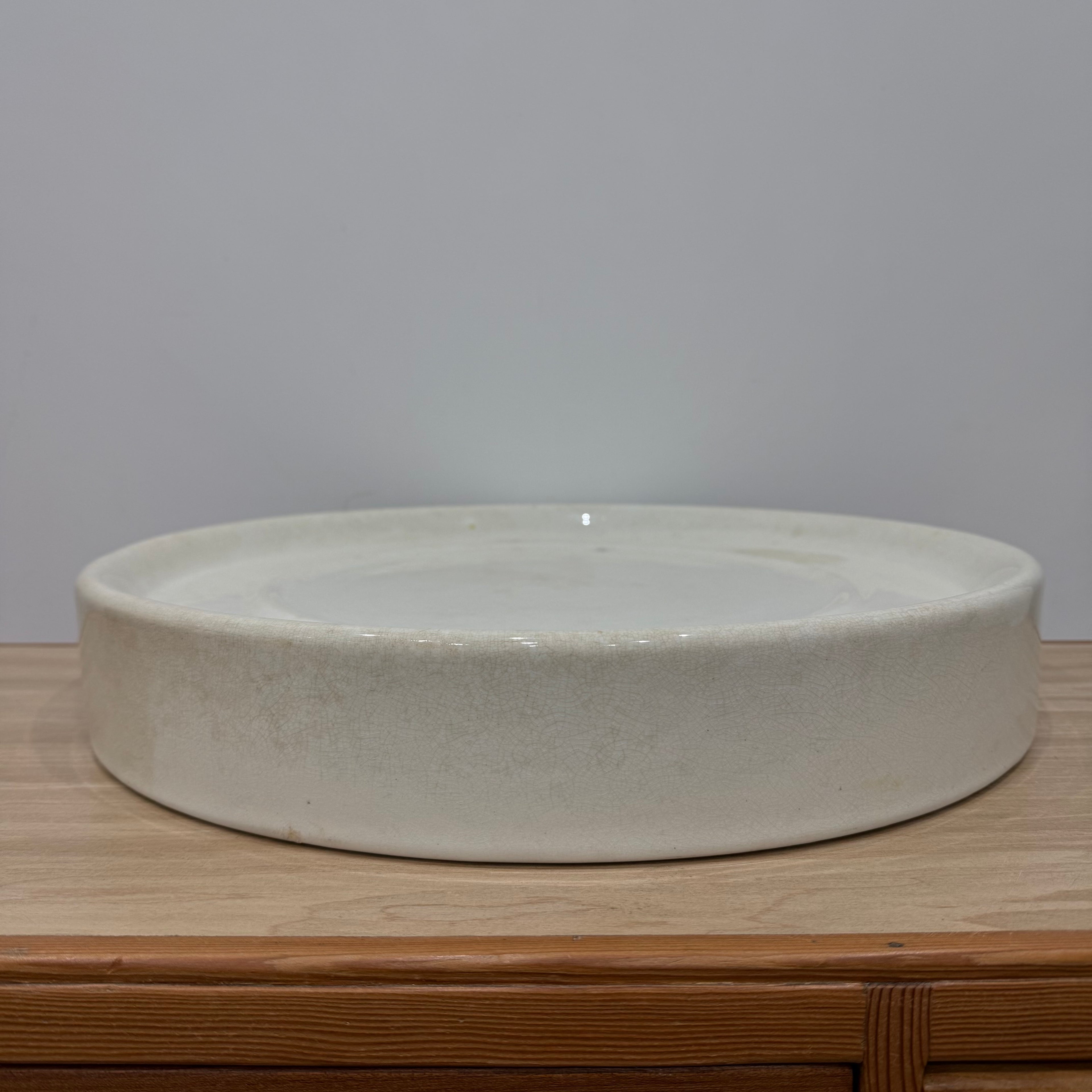 Antique Dairy Supply Co London “Pure Butter” Slab – White Ironstone c.1900