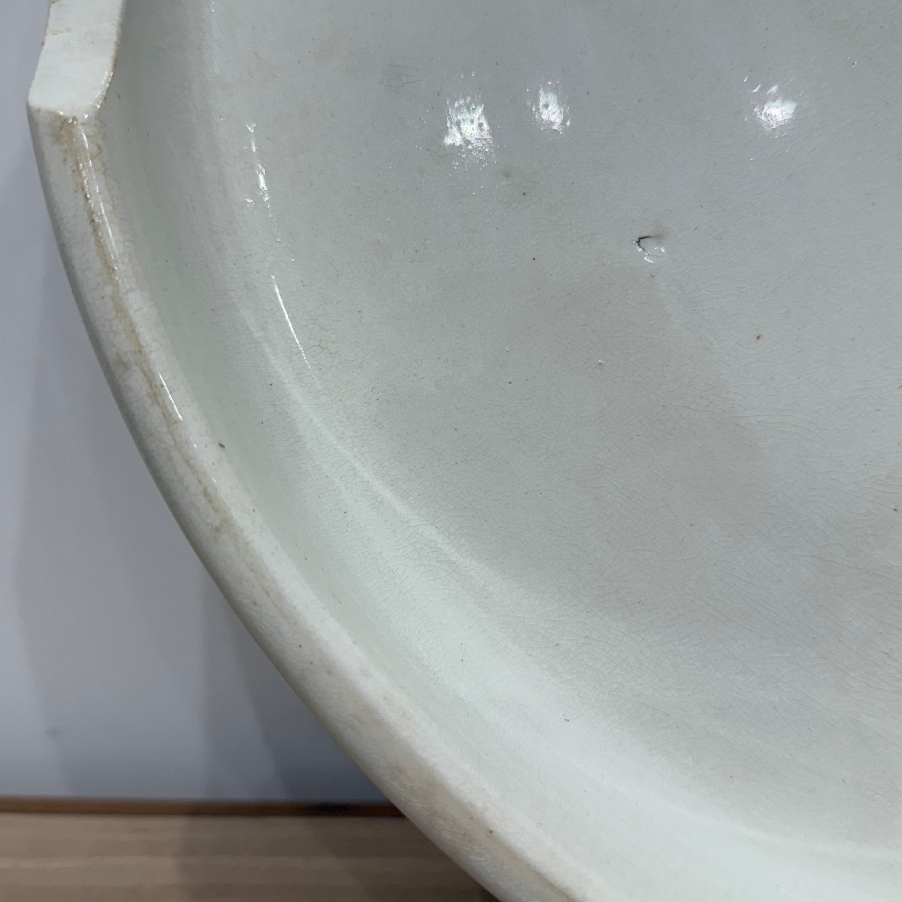 Antique Dairy Supply Co London “Pure Butter” Slab – White Ironstone c.1900