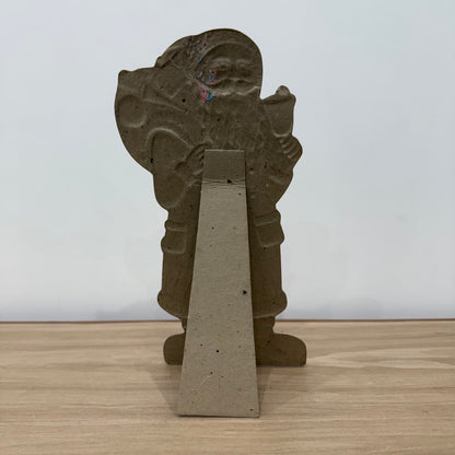 Vintage 1950s Cardboard Santa Claus Stand-Up – British Made Christmas Display