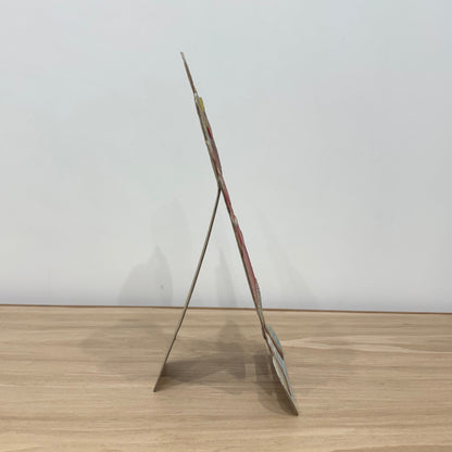 Vintage cardboard standee of Santa