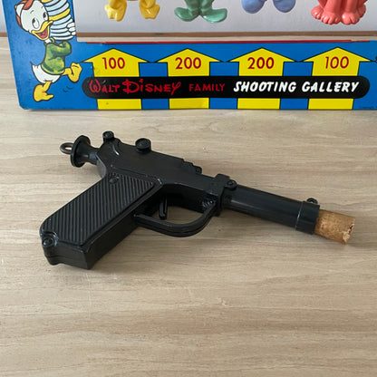 Vintage 1950s Disney Family Shooting Gallery – Marx Toys – Complete with Original Cork Gun