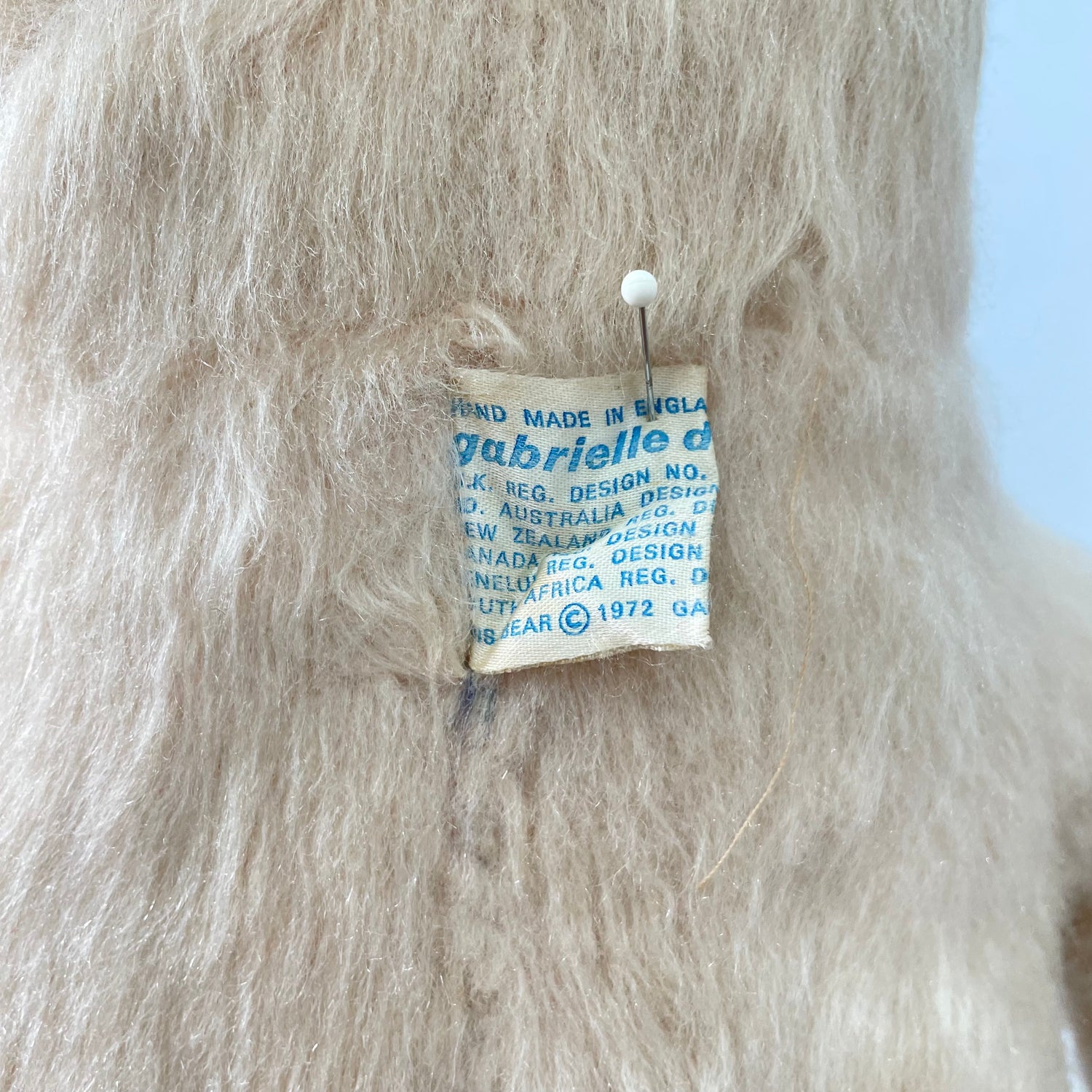 1972 Gabrielle Designs Paddington Bear – 18&quot; – Red Duffle Coat, Navy Hat, Black Boots