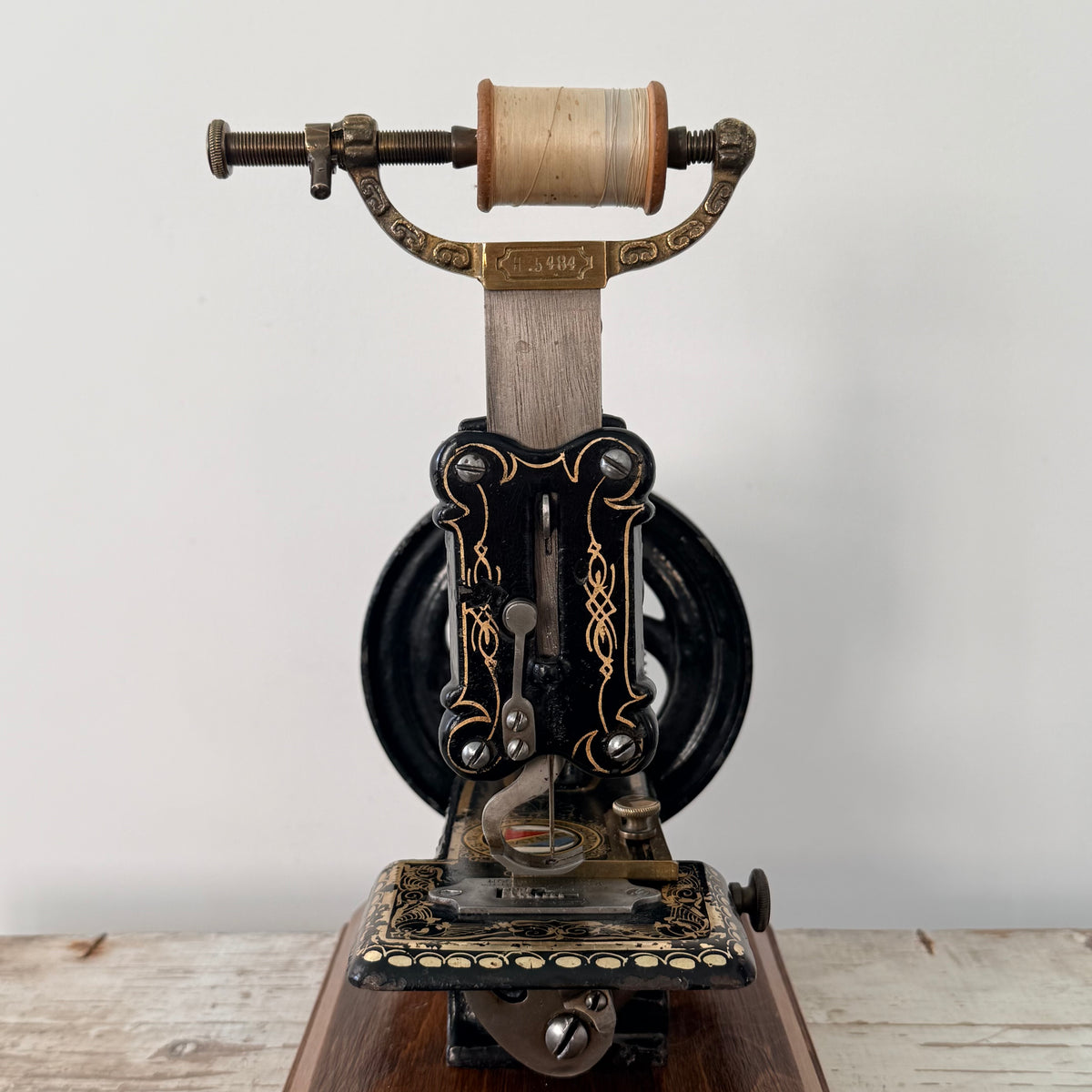 Antique Victorian James G. Weir Hand-Crank Sewing Machine c.1870s